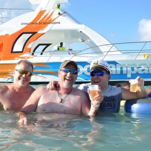 Party boat catamaran excursion (Taino Bay and amber cove)