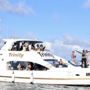 Party boat in catamaran trinity| snorkeling| private beach