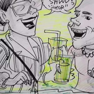 Live Caricature Experience in Punta Cana