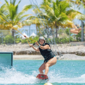 Punta Cana: Caribbean Lake Water Park Ticket with Transfers