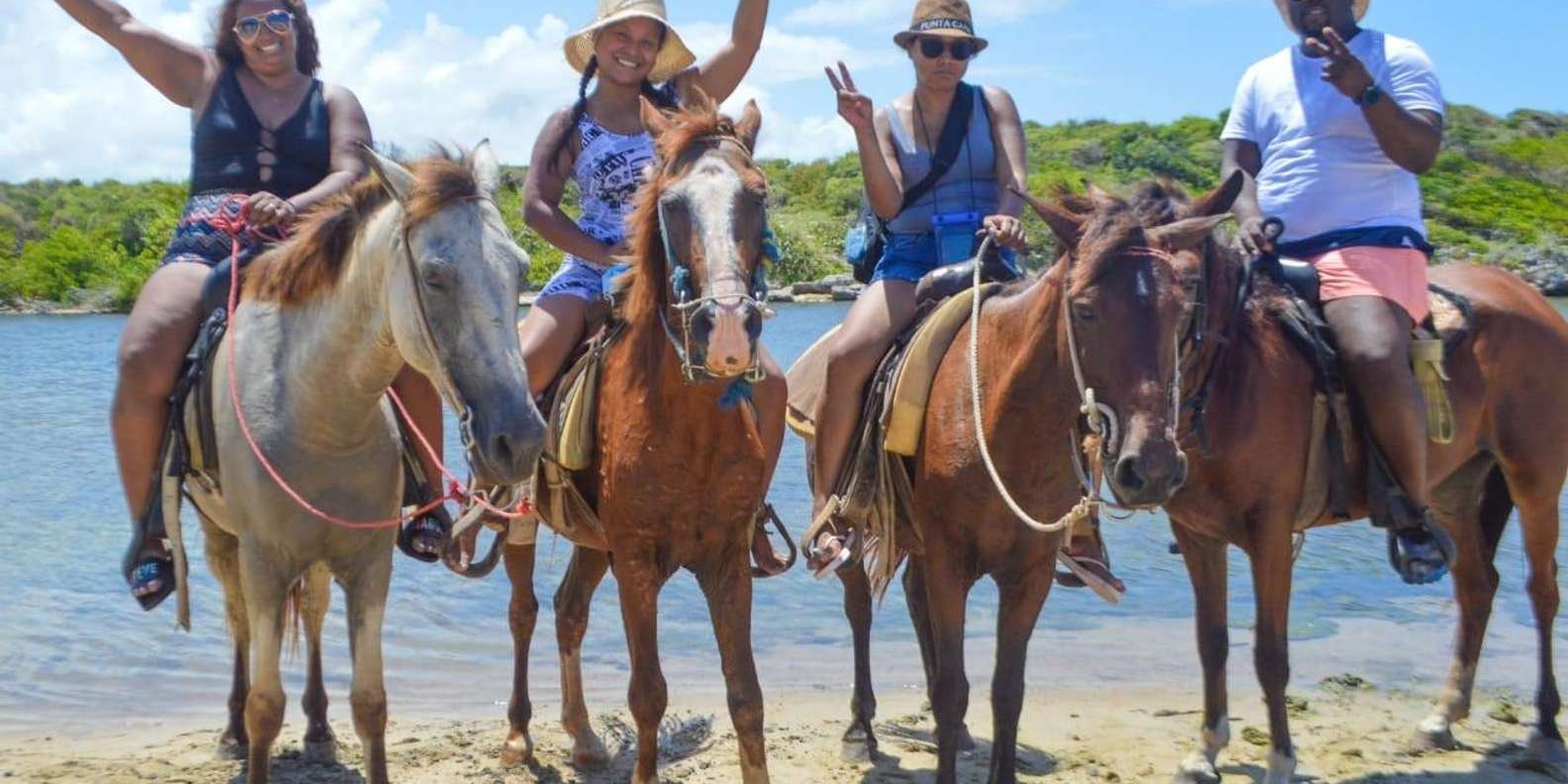 2hour horseback riding adventure on the beach jungle & river - Image 6